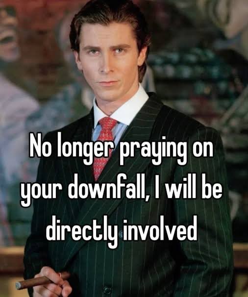 No longer praying on your will be directly involved
