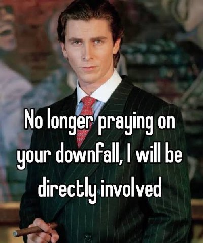 No longer praying on your will be directly involved