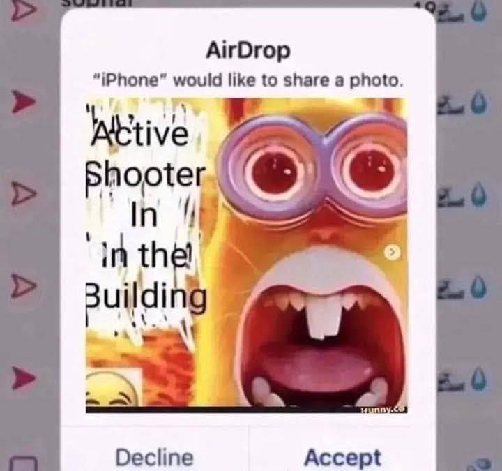 AirDrop “iPhone” would like to share a photo. tive Bhooter In nth Idi Decline Accept