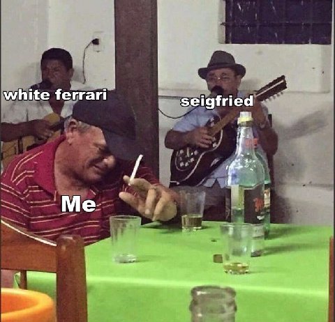 white ferrari seigfried