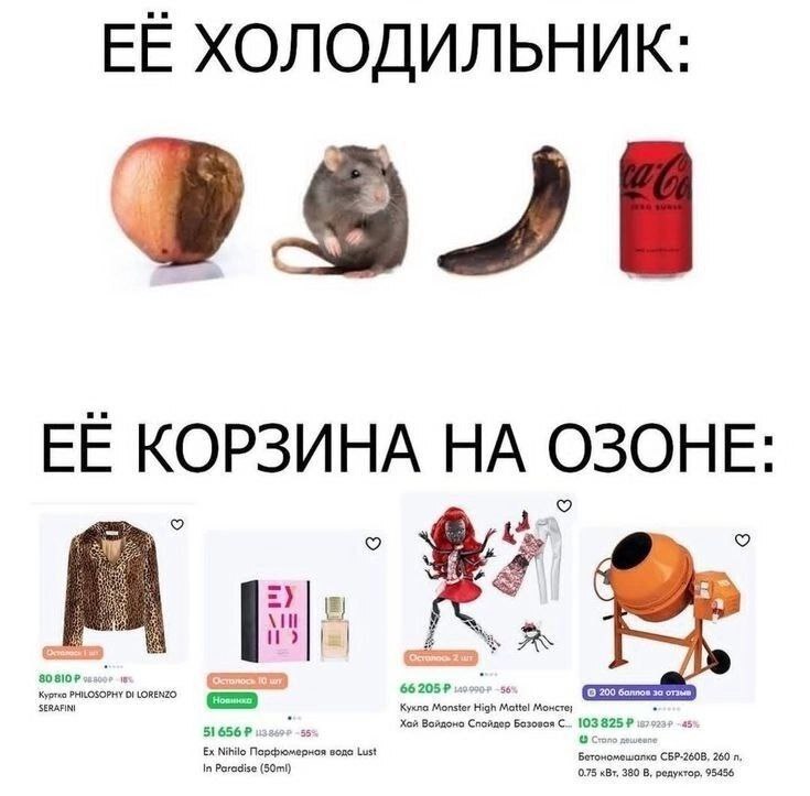 ХОЛОДИЛЬНИК: SIE КОРЗИНА ОЗОНЕ: a 11> Куртко PHILOSOPHY LORENZO 66 56 200 баллов за отзыв Кукла Monster High Mattel Moncre; Хой Войдоно Спойдер Базовся С. 103825? 45 55 Nihilo Перфюмернся вода Lust C5
