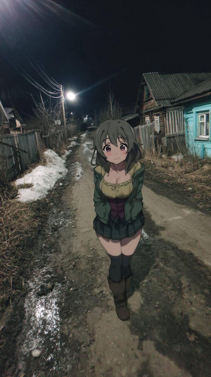 Вышли на вечернюю прогулку вот