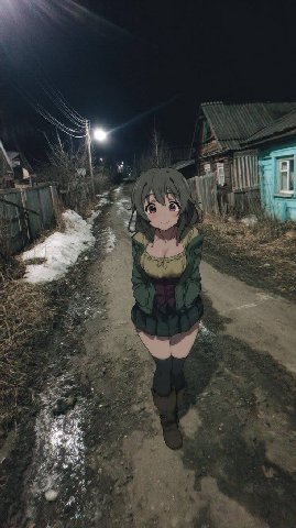 Вышли на вечернюю прогулку вот