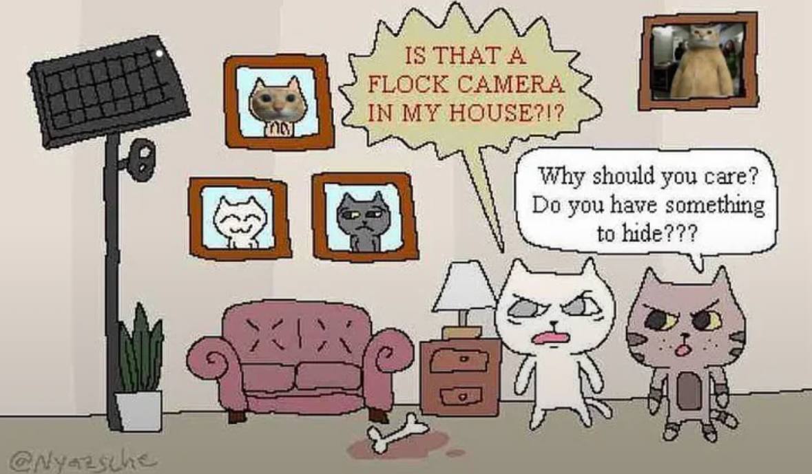 IS THAT A FLOCK CAMERA IN HOUSE?!? Why should you care? you have something to hide??? 4