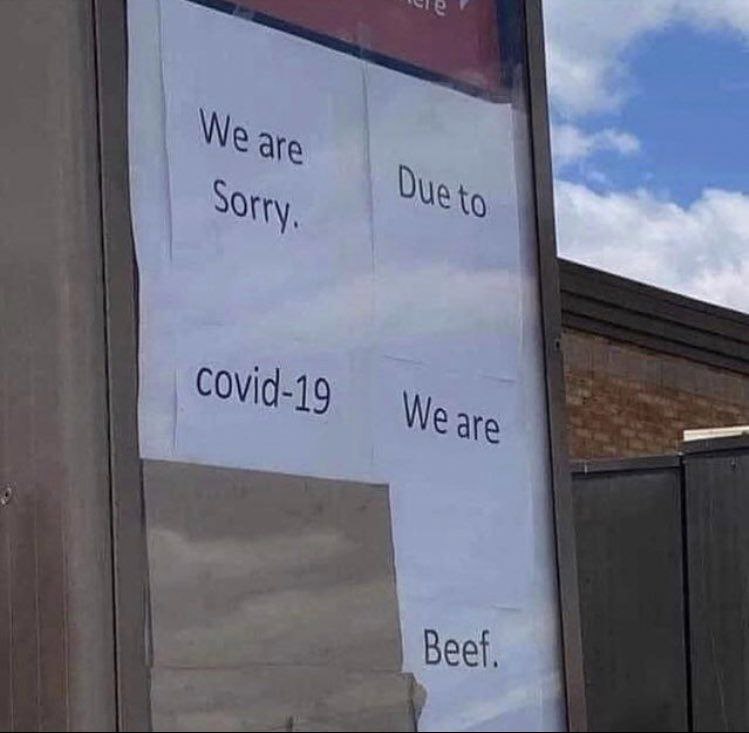 Sorry, We are Beef,
