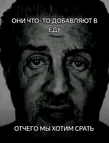 ОНИ ЧТО-ТО ДОБАВЛЯЮТ В ЕДУ ОТЧЕГО МЫ ХОТИМ СРАТЬ