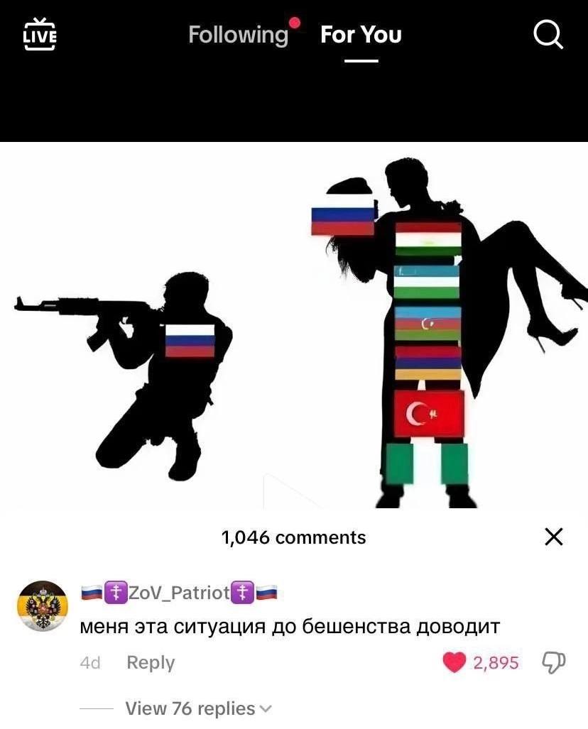 LIVE Following For You С: 1,046 comments G9Z0V_Patriot меня эта ситуация до бешенства доводит Reply 2,395 View 76 replies
