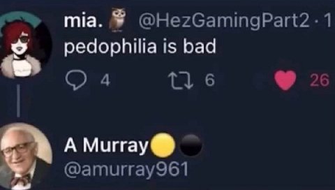 pedophilia is bad А Миггау