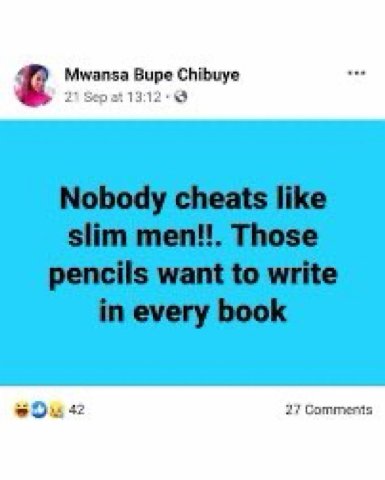 Mwansa Bupe Chibuye 21 Sep at 13:12
