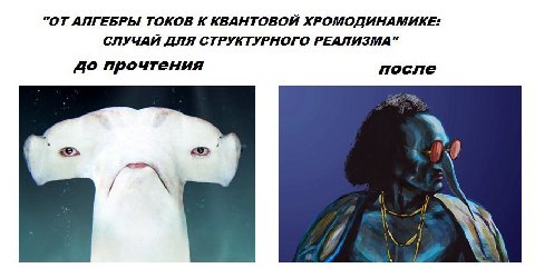 "ОТ АЛГЕБРЫ ТОКОВ К КВАНТОВОЙ ХРОМОДИНАМИКЕ: СЛУЧАЙ ДЛЯ СТРУКТУРНОГО РЕАЛИЗМА" до прочтения после 4 i\