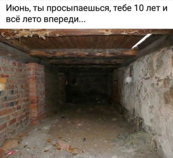 Июнь, ты просыпаешься, тебе 10 лети всё лето впереди...