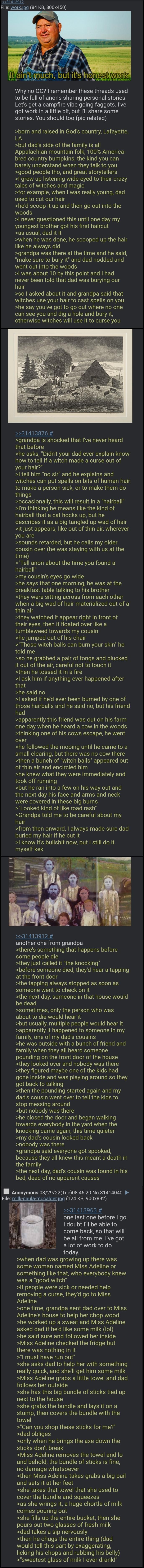 (84 Why по remember these threads used to be full of anons sharing personal stories. Let's get a campfire vibe going faggots. I've got work in a little bit, but I'll share some stories. You should too