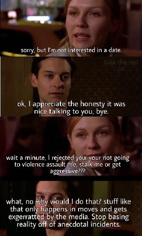 sorry, but not interested in a date. appreciate the honesty it was nice talking to you, bye. wait a minute, rejected you. your not going to violence assault me, stalk me or get what, no why would that