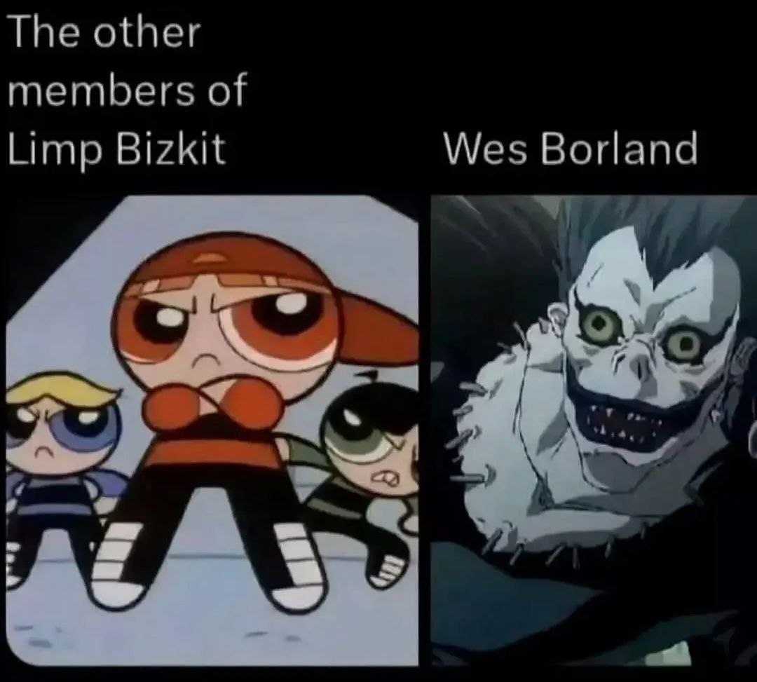 The other members of Limp Bizkit Wes Borland а
