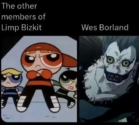 The other members of Limp Bizkit Wes Borland а