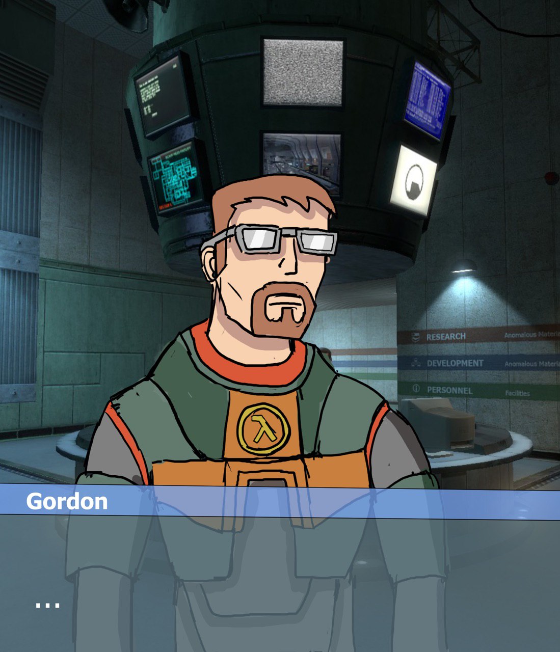 / visual novel idea that you date boomer shooter characters