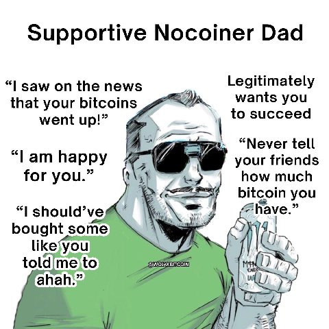 Supportive Nocoiner Dad “I saw on the news Legitimately wants you that your bitcoins 4 to succeed went up!” “Never tell happy 4A your friends for you.” how much я bitcoin you “I should’ve 1), bought s