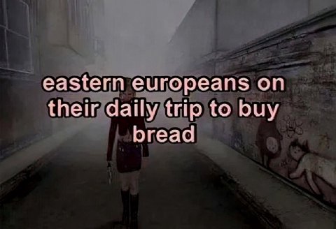 eastern europeans their daily trip to buy bread