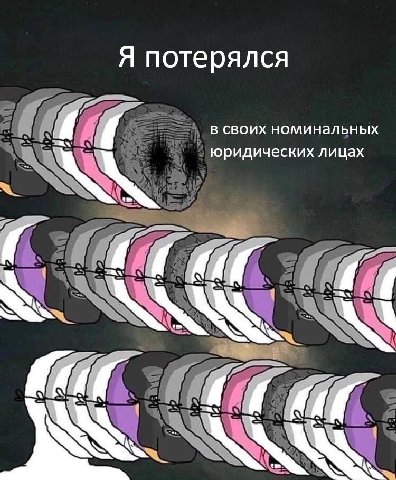 Я потерялся в своих номинальных юридических лицах [3 в.