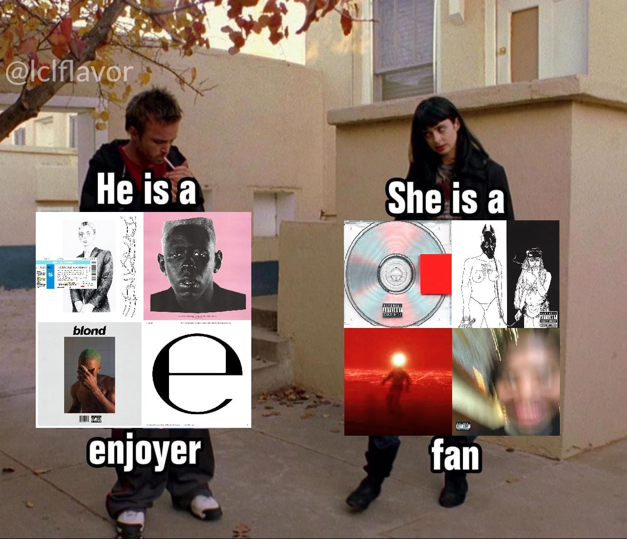 He is She is a blond 1 enjoyer fan