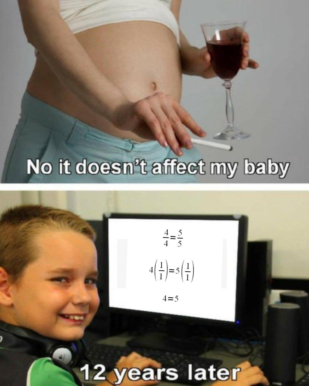 No it doesn’t affect my baby 12 years later