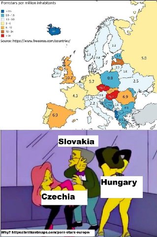 Pornstars per million inhabitants 1.5 3.0 3-6 6-12 12-24 а 24 Source: https://www.freeones.com/countries/ 13 5.0 10.2 6.9 0.4