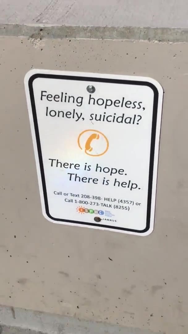 Feeling hopeless, lonely, Suicidal?