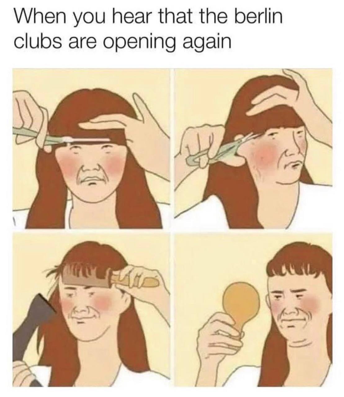 When you hear that the berlin clubs are opening again