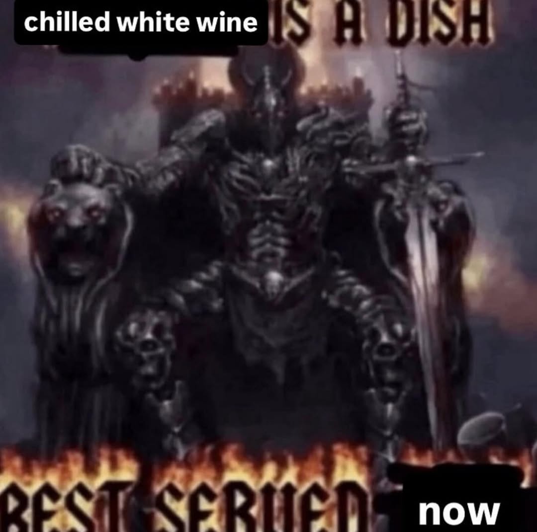 chilled white wine now
