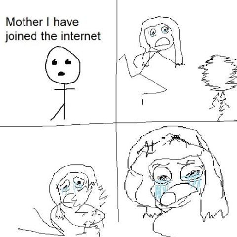 Mother have joined the internet