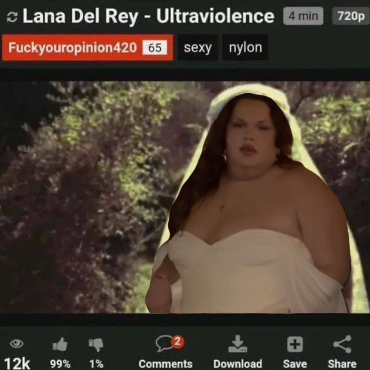 Lana Del Rey Ultraviolence Fuckyouropinion420 sexy nylon да a 2 99% 1% Comments Download Save Share