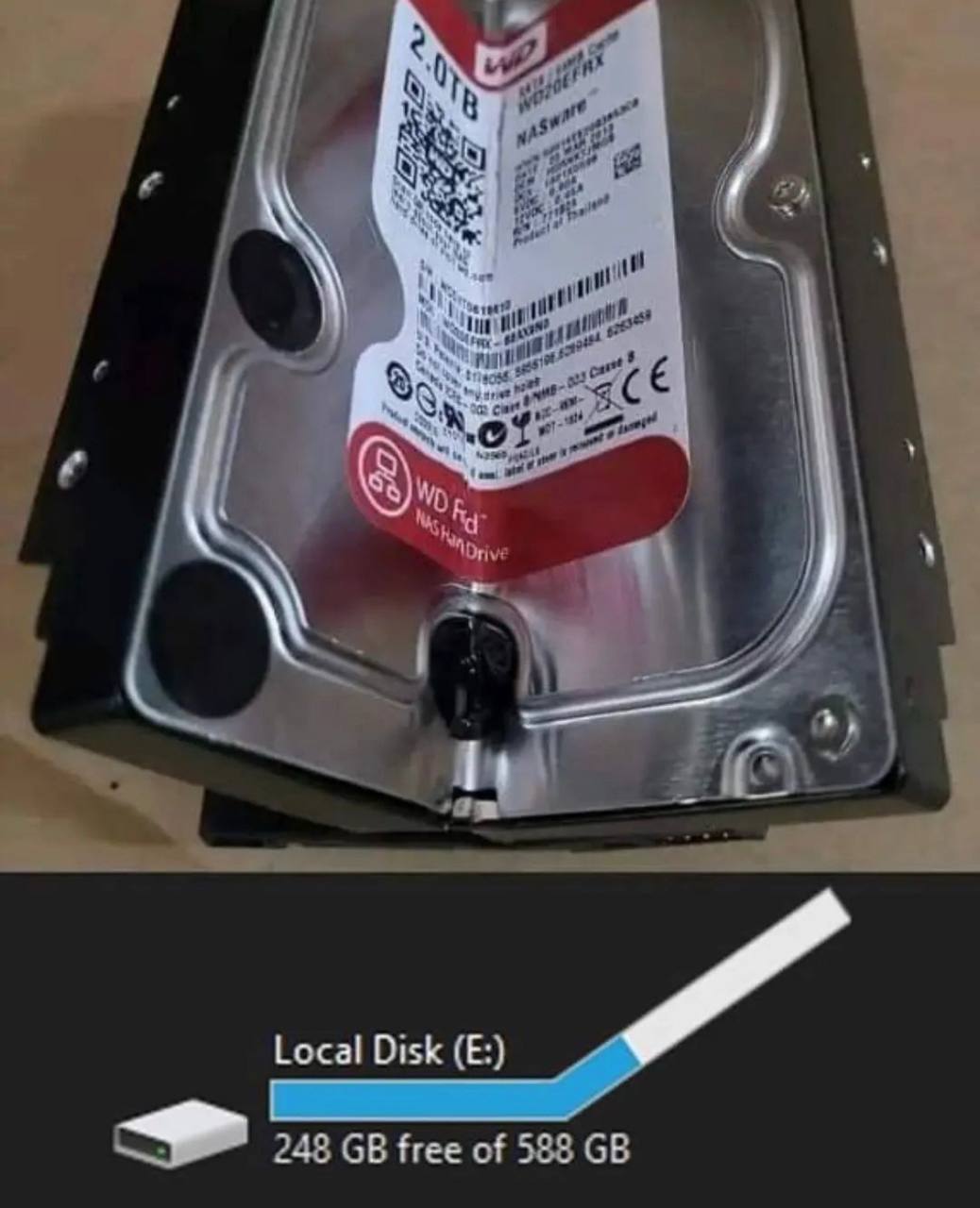 Or rive A Local Disk 248 free of 588