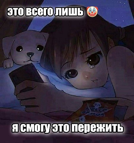 это всего лишь я смогу это пережить