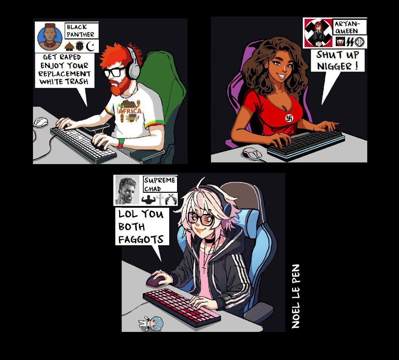 РАМТИЕЕ GET RAPED ENJOY томе WHITE TRASH CHAD. LOL You BOTH FAGGOTS