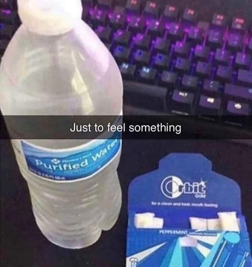 Just to feel something
