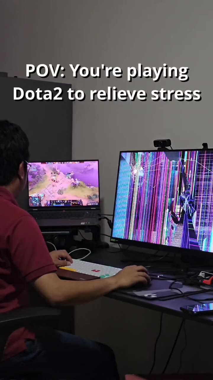 Dota2 to relieve stress: