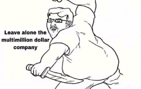 Leave alone the multimillion dollar company