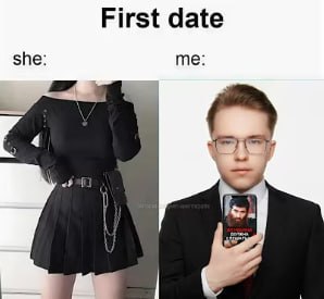 First date she: me