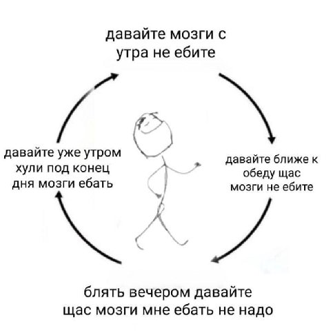 даваите мозги с утра не ебите даваите уже утром А, давайте ближе к хули под конец обеду щас дня мозги ебать мозги не ебите блять вечером давайте щас мозги мне ебать не надо
