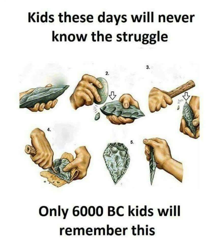 Kids these days will never know the struggle Only 6000 kids will remember this