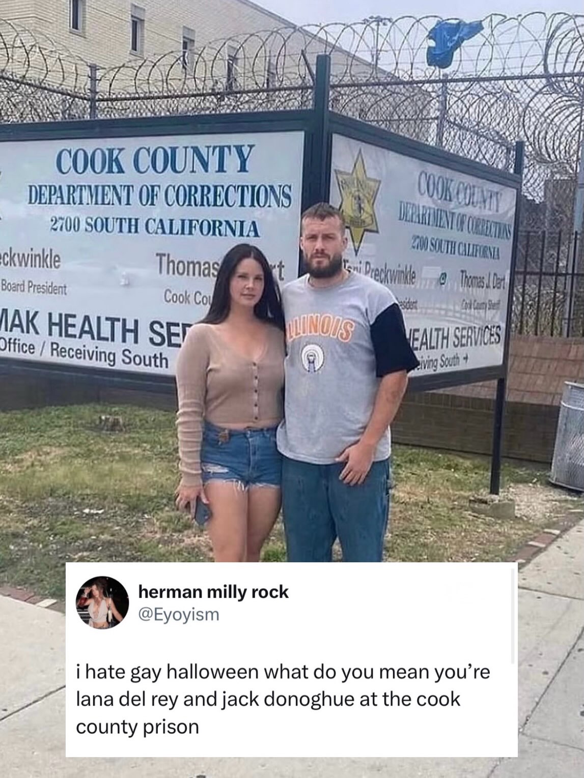 А 4 COUNTY DEPARTMENT OF CORRECTIONS hive Я 2100 SOUTH CALIFORNIA all ckwinkle Board President Cook АКН SEF ALTH SER Receiving So uth herman milly rock @Eyoyism i hate gay halloween what you mean you’