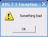 AVG A Something bad