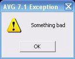AVG A Something bad