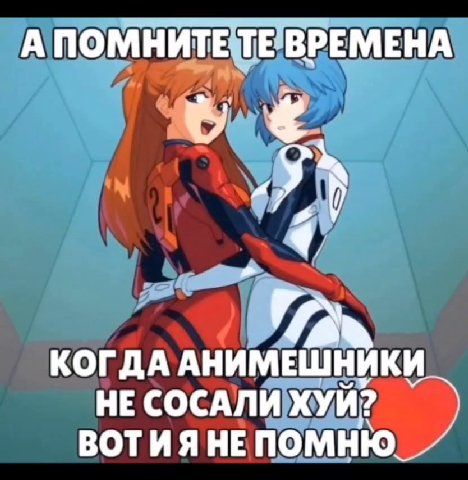 А ПОМНИТЕТЕ ВРЕМЕНА КОГДА АНИМЕШНИКИ НЕСОСАЛИ ХУЙ? ВОТИЯНЕПОМНЮ