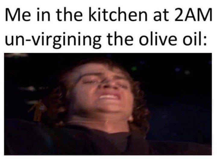 the kitchen at un-virgining the olive oil: