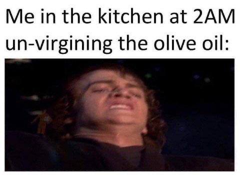the kitchen at un-virgining the olive oil: