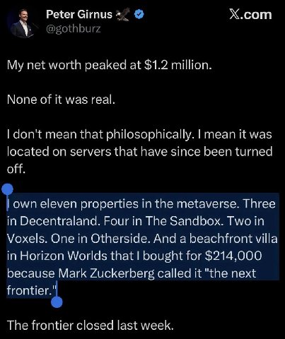 Peter Girnus Х.сот net worth peaked at $1.2 million. None of it was real. don't mean that philosophically. mean it was located on servers that have since been turned off. own eleven properties in the 