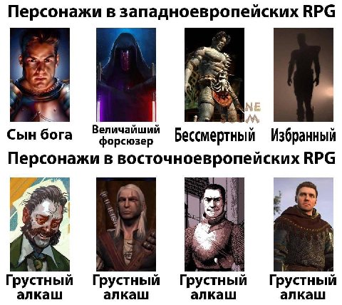 Персонажи в западноевропейских ВРС 2 Величайший Сын бога форсюзер Бессмертный Избранный Персонажи восточноевропейских ВРС 4 Грустн Грустный Грустн Грустный алкаш алкаш алкаш алкаш