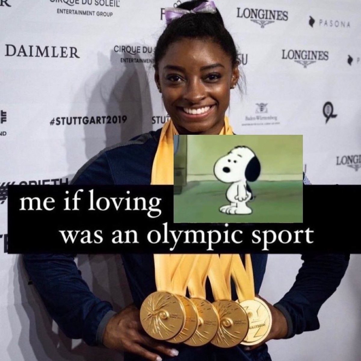 ENTERTAINMEN LONGINES DAIMLER CIRQUE LONGINES me if loving was an olympic sport