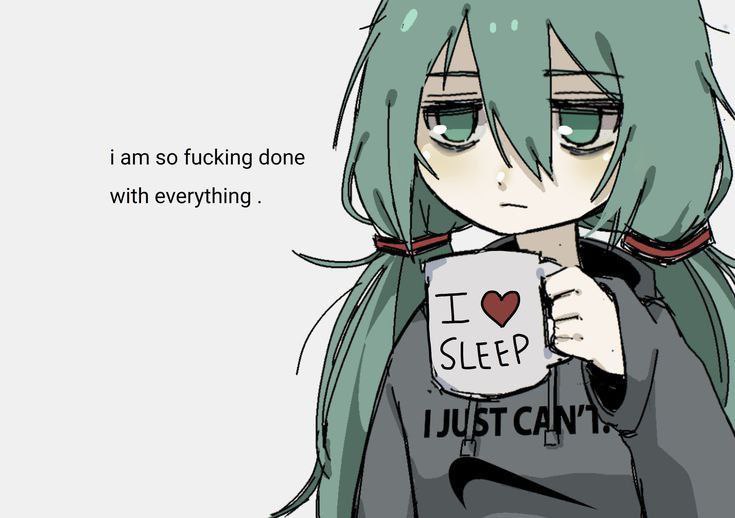 Miku is tired :(